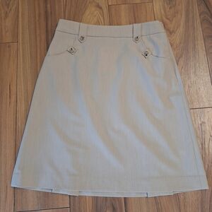 Simple Retro Light khaki Skirt
